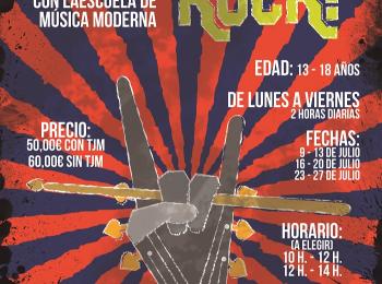 TALLER DE ROCK EN LA ESCUELA DE MUSICA MODERNA  ¡VERANO ROCK!