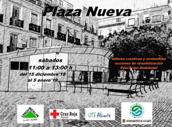 Acción de sensibilización y animación en Plaza Nueva