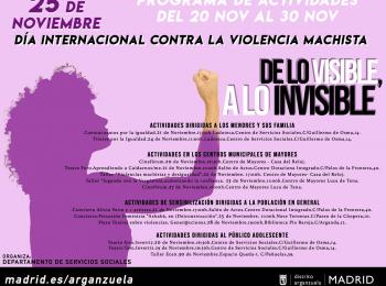 Programa de actividades – Día Internacional contra la Violencia Machista