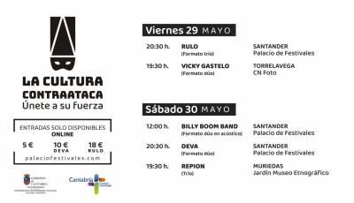 La Cultura Contraataca: conciertos en vivo de Rulo, Vicky Castelo, Billy Boom Band, Deva y Repion