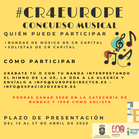 Concurso musical #CR4EUROPE