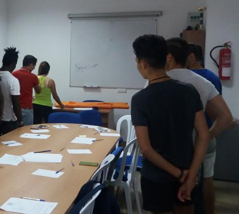 Jóvenes del Centro Senda de Ciudad Real participan en un taller para mejorar sus técnicas de comunicación