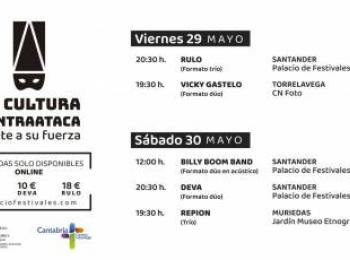 La Cultura Contraataca: conciertos en vivo de Rulo, Vicky Castelo, Billy Boom Band, Deva y Repion