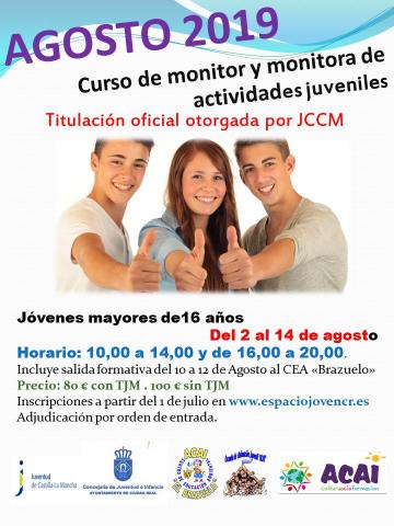 CURSO DE MONITOR Y MONITORA DE ACTIVIDADES JUVENILES